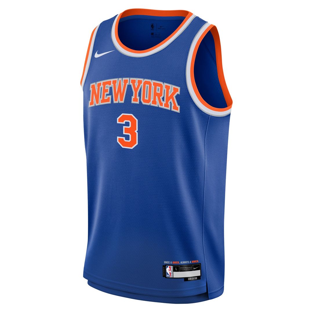 New York Knicks Josh Hart Nike Youth Swingman Jersey - Icon Edition - Blue Team Jersey Sports Fan Apparel
