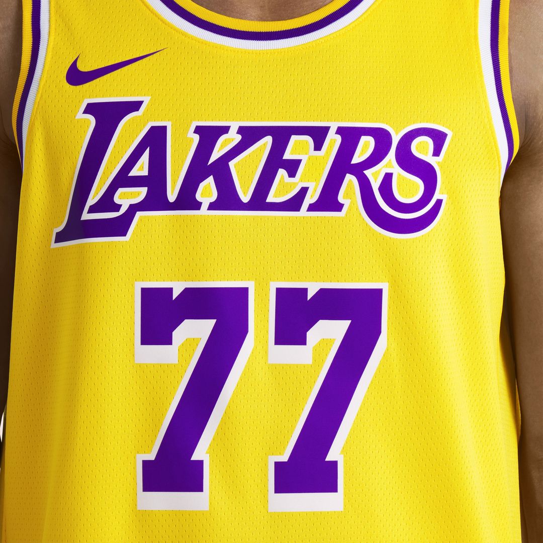 Los Angeles Lakers Luka Dončić Nike Unisex Swingman Jersey - Icon Edition - Gold Team Jersey Sports Fan Apparel
