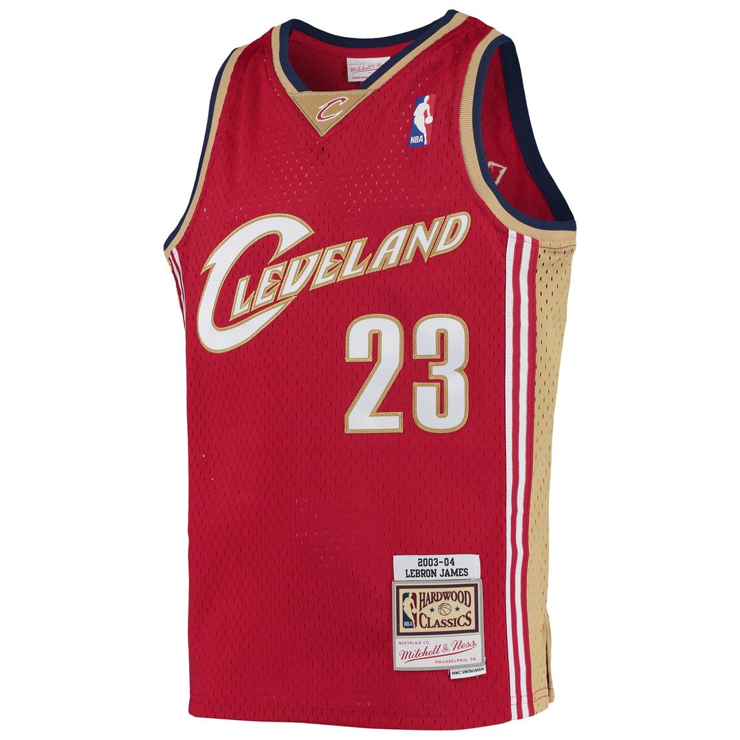 Cleveland Cavaliers LeBron James Mitchell & Ness Youth 2003 - 04 Hardwood Classics Swingman Jersey - Wine Team Jersey Sports Fan Apparel
