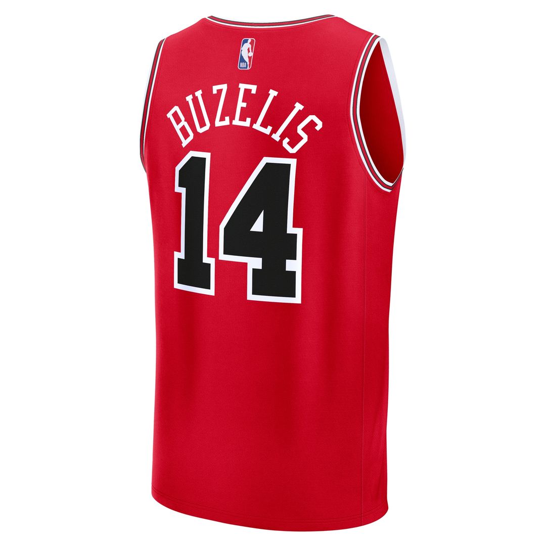 Chicago Bulls Matas Buzelis Fanatics Youth Fast Break Replica Player Jersey - Icon Edition - Red Team Jersey Sports Fan Apparel