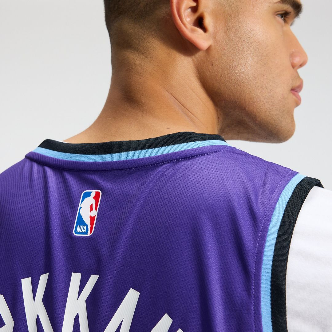 Utah Jazz Lauri Markkanen Fanatics Fast Break Replica Jersey - Icon Edition - Purple Team Jersey Sports Fan Apparel