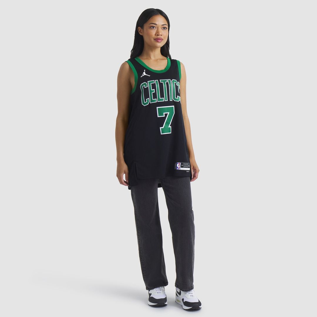 Boston Celtics Jaylen Brown Jordan Brand Unisex Swingman Jersey - Statement Edition - Black Team Jersey Sports Fan Apparel