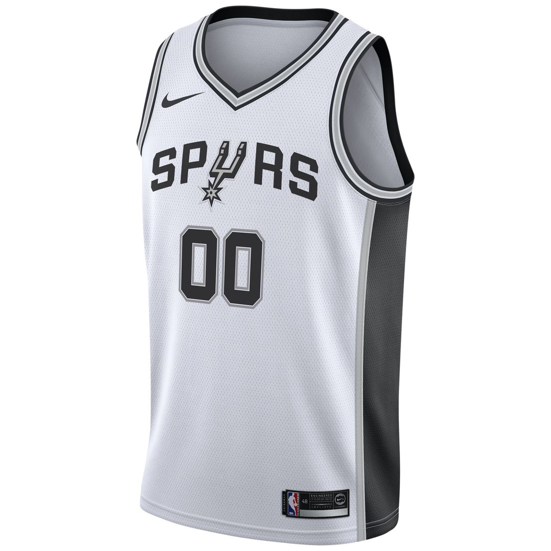 San Antonio Spurs Nike 2020/21 Swingman Custom Jersey - Association Edition - White Team Jersey Sports Fan Apparel
