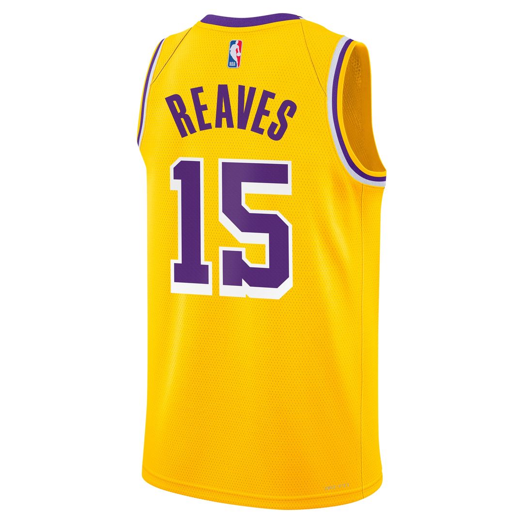Los Angeles Lakers Austin Reaves Nike Youth Swingman Jersey - Icon Edition - Gold Team Jersey Sports Fan Apparel