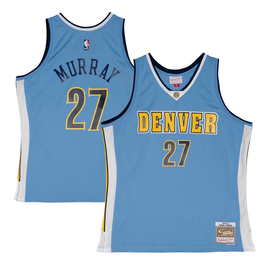 Denver Nuggets Jamal Murray Mitchell & Ness 2016/17 Throwback Swingman Jersey - Powder Blue Team Jersey Sports Fan Apparel