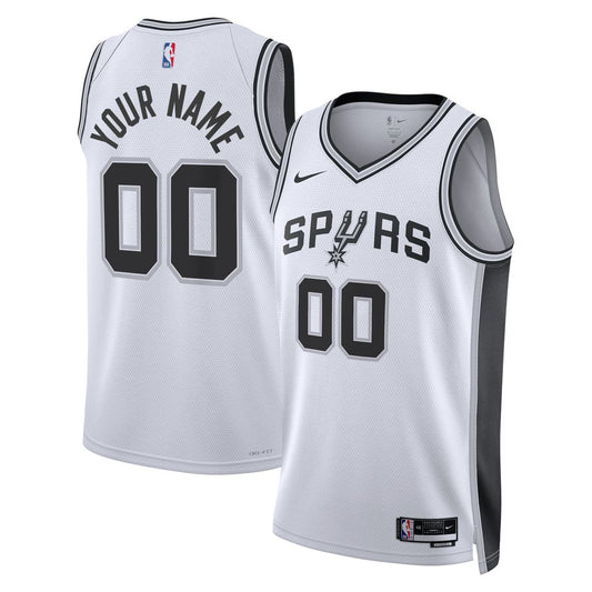 San Antonio Spurs Nike Unisex Swingman Custom Jersey White - Association Edition Team Jersey Sports Fan Apparel
