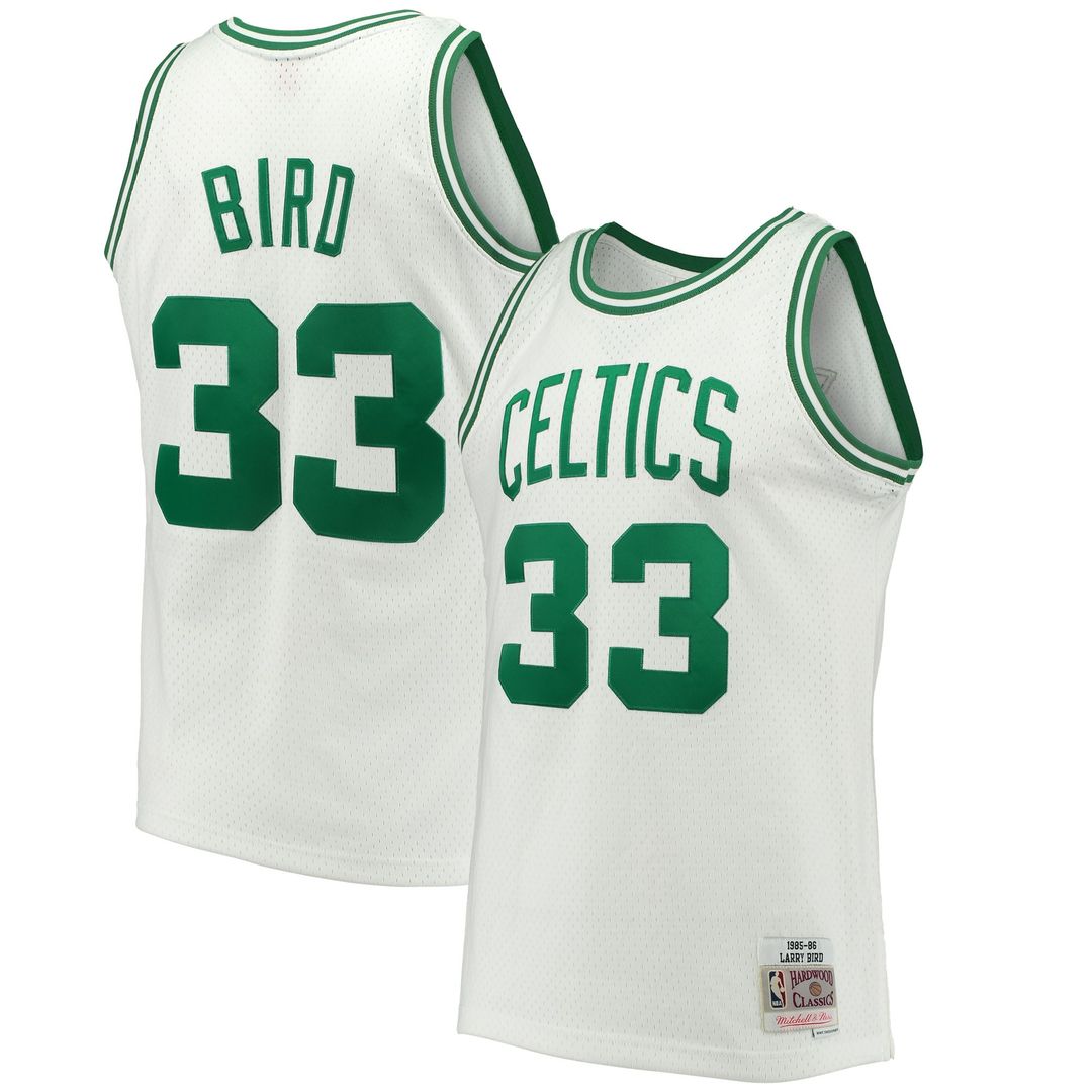 Boston Celtics Larry Bird Mitchell & Ness Hardwood Classics Swingman Jersey - Kelly Green Team Jersey Sports Fan Apparel