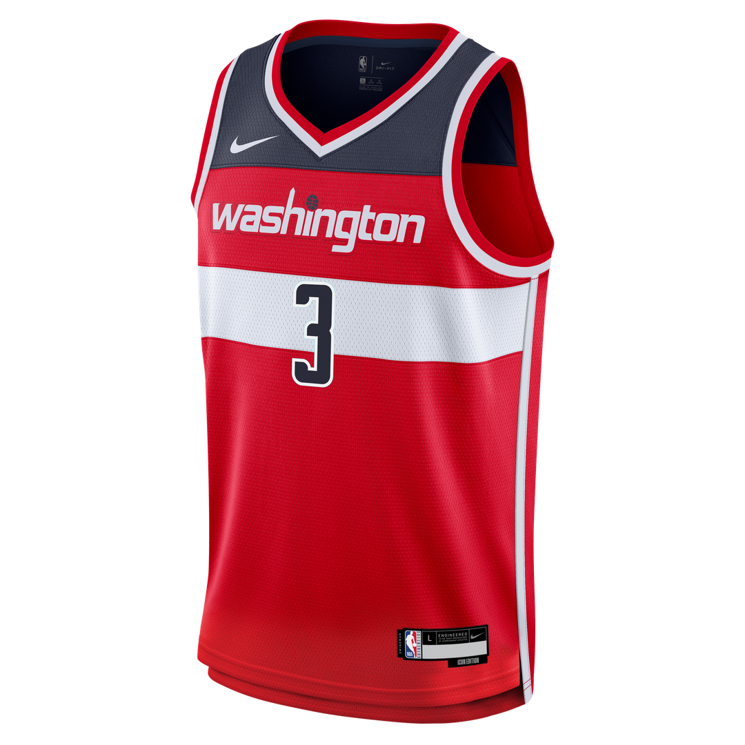 Washington Wizards Trae Young Nike Youth Swingman Jersey - Icon Edition - Red Team Jersey Sports Fan Apparel