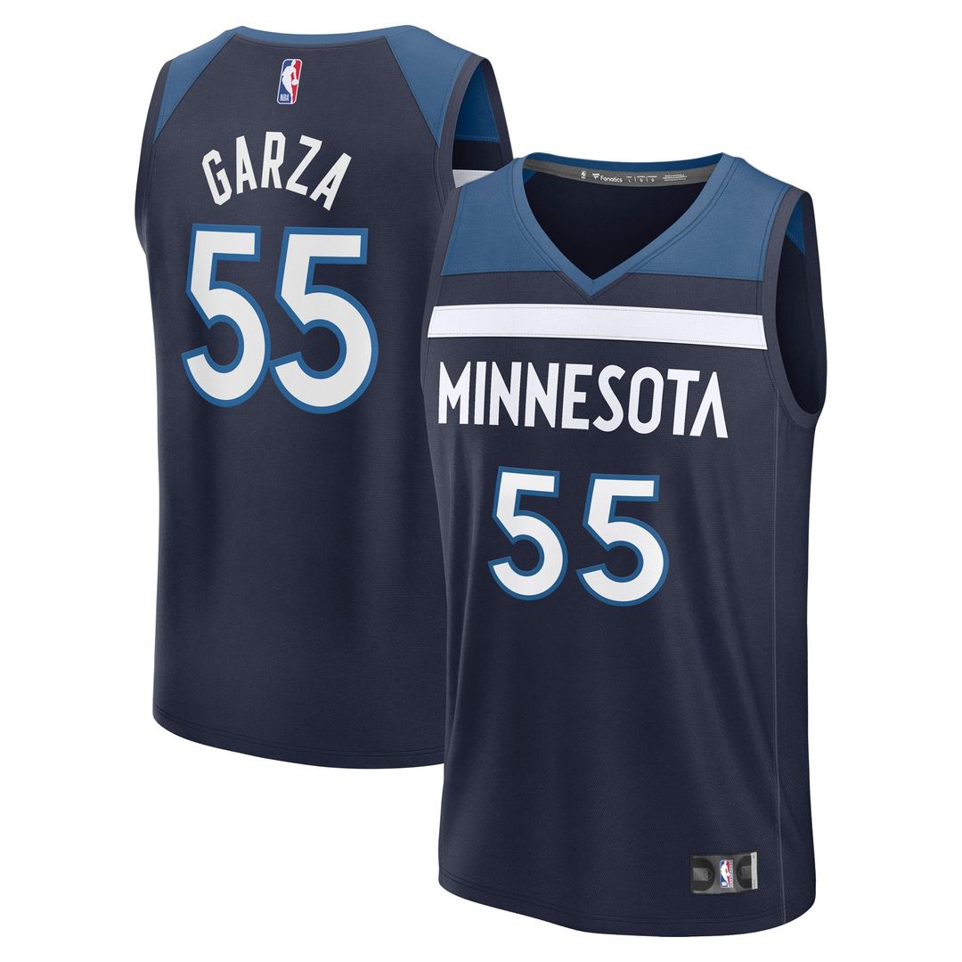 Minnesota Timberwolves Luka Garza Fanatics Fast Break Replica Player Jersey - Icon Edition - Navy Team Jersey Sports Fan Apparel