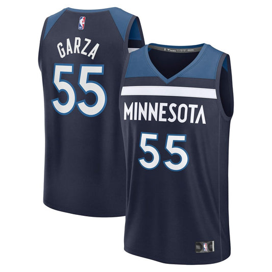Minnesota Timberwolves Luka Garza Fanatics Fast Break Replica Player Jersey - Icon Edition - Navy Team Jersey Sports Fan Apparel