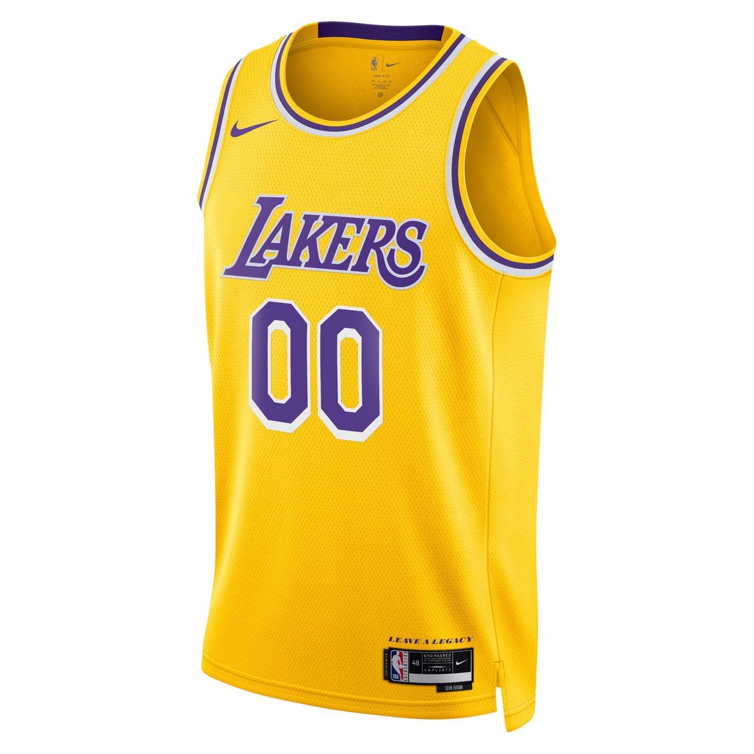 Los Angeles Lakers Nike Unisex Swingman Custom Jersey Gold - Icon Edition Team Jersey Sports Fan Apparel