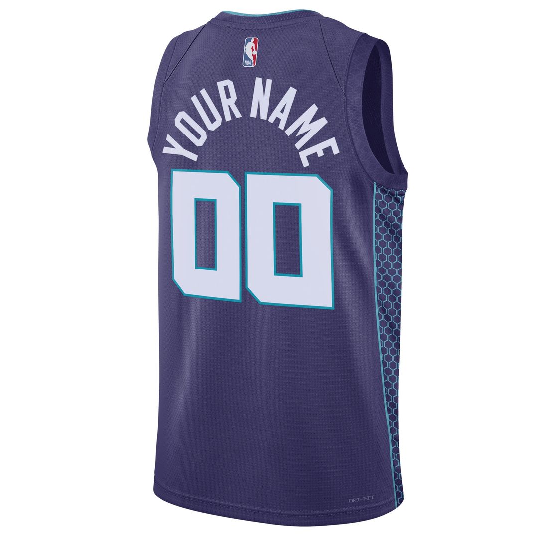 Charlotte Hornets Jordan Brand Unisex 2022/23 Swingman Custom Jersey - Statement Edition - Teal Team Jersey Sports Fan Apparel