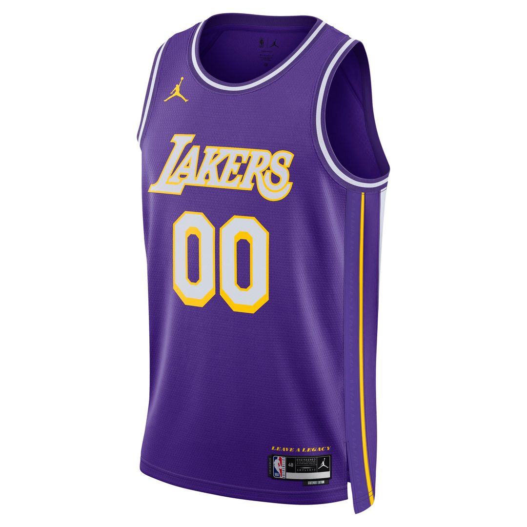 Los Angeles Lakers Jordan Brand Unisex Swingman Custom Jersey - Statement Edition - Purple Team Jersey Sports Fan Apparel