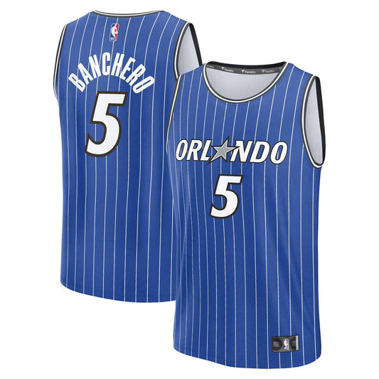 Orlando Magic Paolo Banchero Fanatics Fast Break Replica Player Jersey - Icon Edition - Blue Team Jersey Sports Fan Apparel
