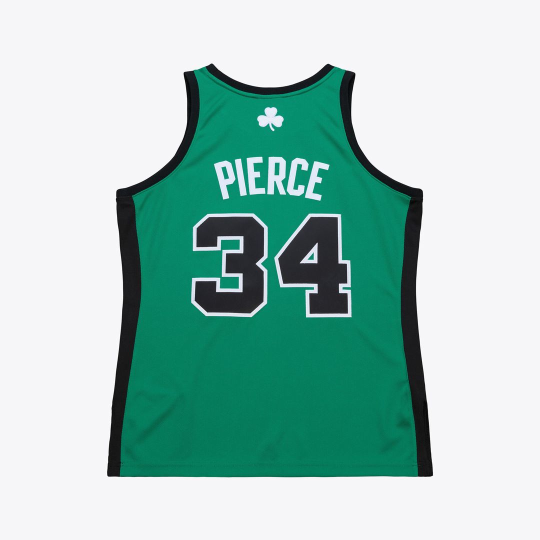 Boston Celtics Paul Pierce Mitchell & Ness 2007 - 08 Hardwood Classics Authentic Jersey - Kelly Green Team Jersey Sports Fan Apparel