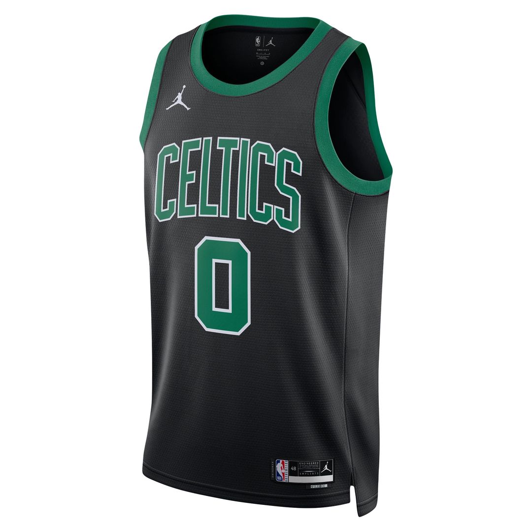 Boston Celtics Jayson Tatum Jordan Brand Unisex Swingman Jersey - Statement Edition - Black Team Jersey Sports Fan Apparel
