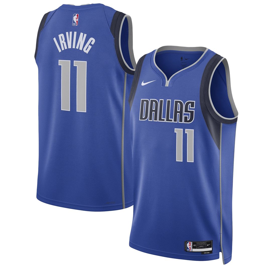 Dallas Mavericks Kyrie Irving Nike Unisex Swingman Jersey - Icon Edition - Blue Team Jersey Sports Fan Apparel