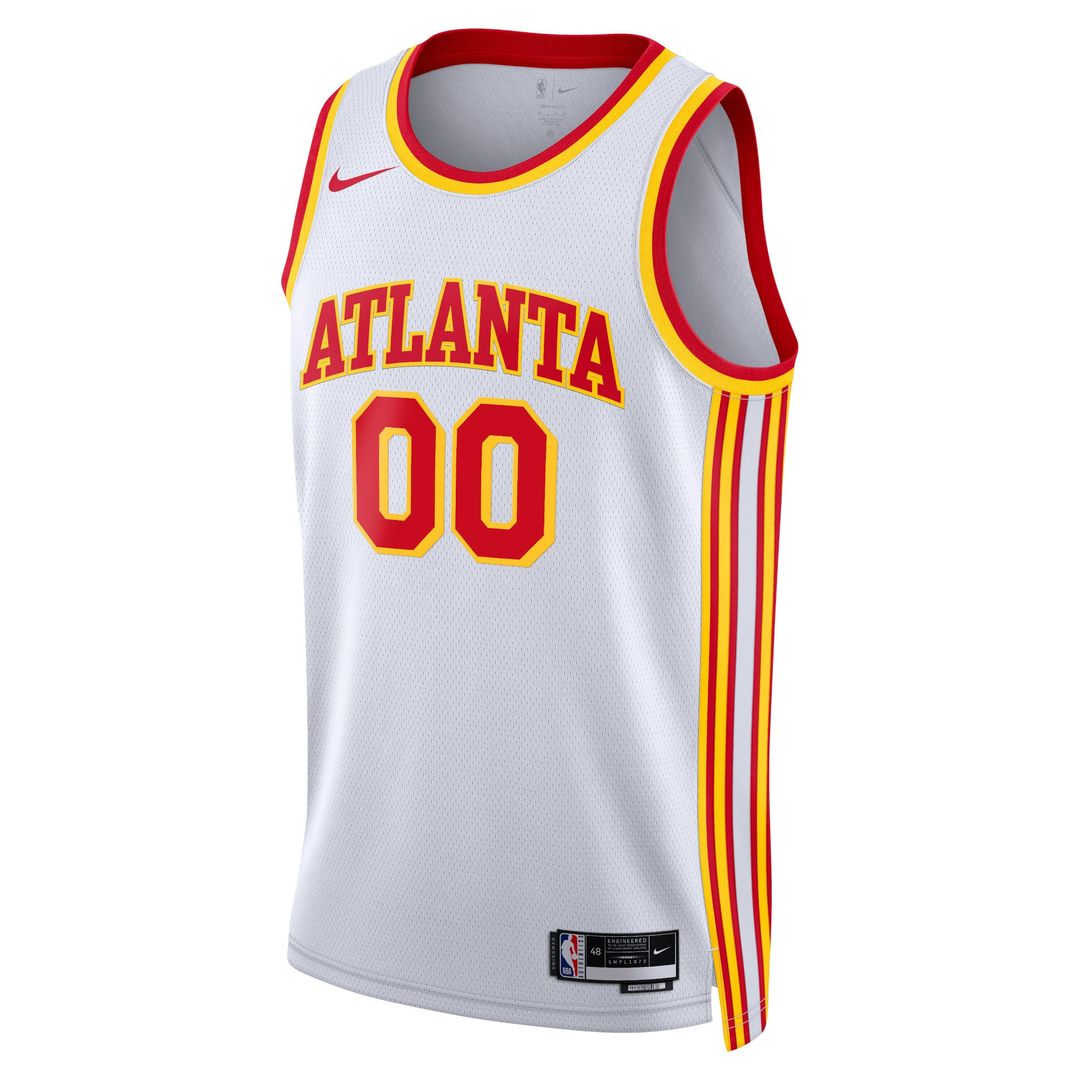 Atlanta Hawks Nike Unisex Swingman Custom Jersey White - Association Edition Team Jersey Sports Fan Apparel