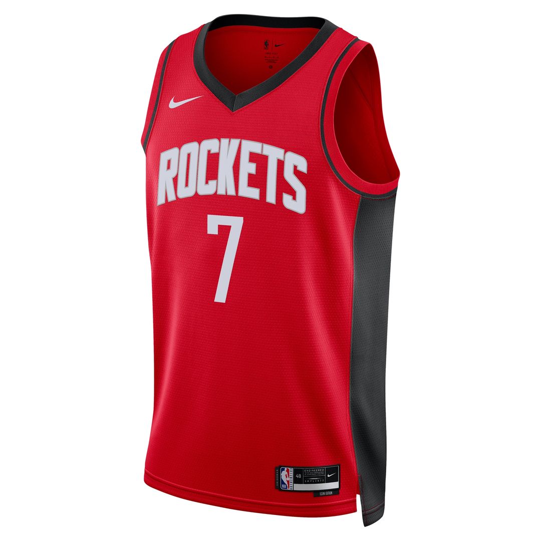 Houston Rockets Kevin Durant Nike Unisex Swingman Player Jersey - Icon Edition - Red Team Jersey Sports Fan Apparel