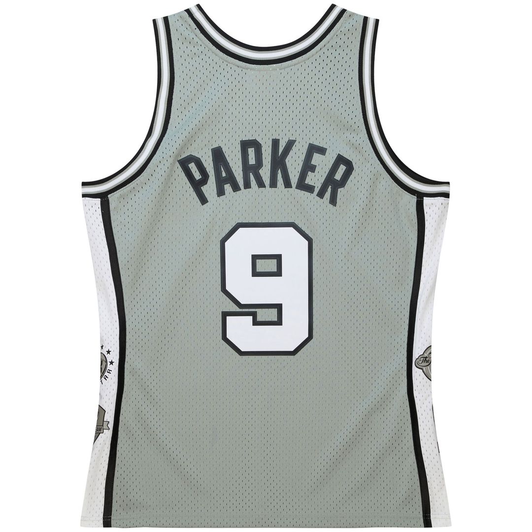 San Antonio Spurs Tony Parker Mitchell & Ness Unisex Hall of Fame Class of 2023 Throwback Swingman Jersey - Gray Team Jersey Sports Fan Apparel