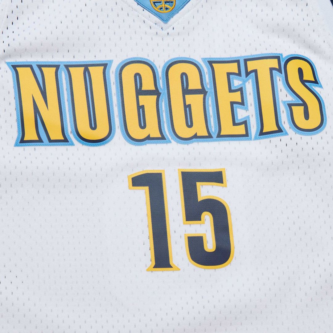 Denver Nuggets Nikola Jokic Mitchell & Ness 2016/17 Throwback Swingman Jersey - White Team Jersey Sports Fan Apparel