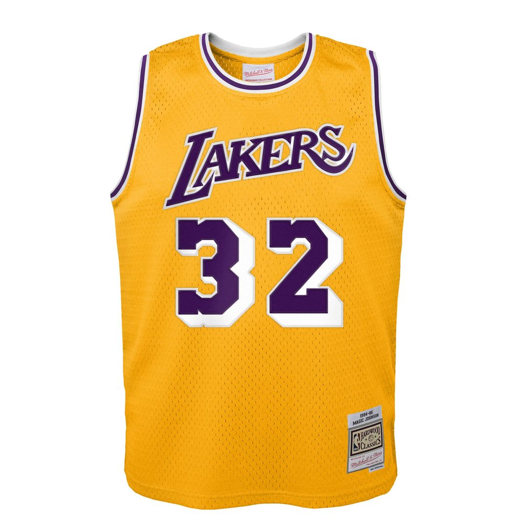 Los Angeles Lakers Magic Johnson Toddler 1984/85 Swingman Jersey - Gold Team Jersey Sports Fan Apparel