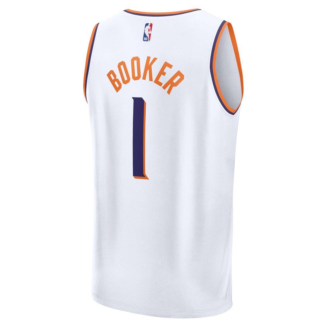 Phoenix Suns Devin Booker Fanatics Fast Break Replica Player Jersey - Association Edition - White Team Jersey Sports Fan Apparel
