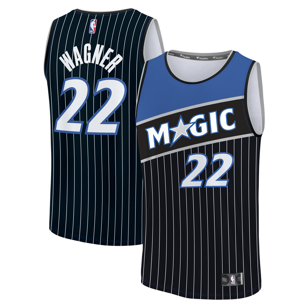 Orlando Magic Franz Wagner Fanatics Fast Break Jersey - Statement Edition - Black Team Jersey Sports Fan Apparel