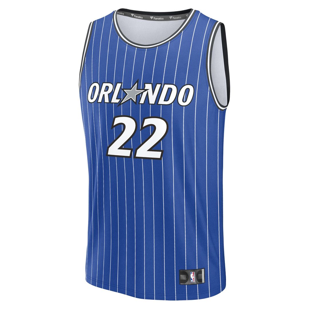 Orlando Magic Franz Wagner Fanatics Youth Fast Break Replica Player Jersey - Icon Edition - Blue Team Jersey Sports Fan Apparel