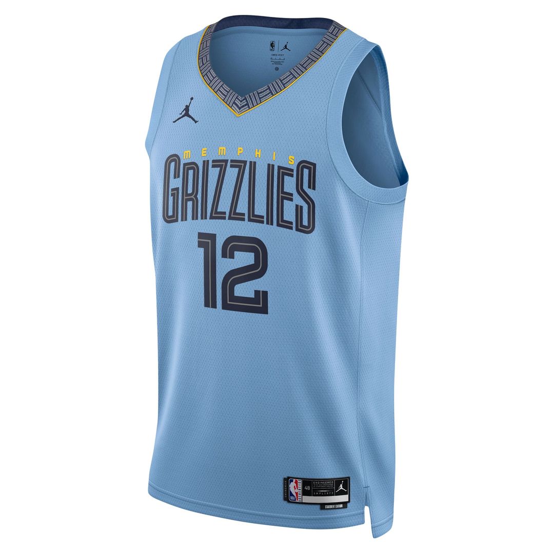 Memphis Grizzlies Ja Morant Jordan Brand Unisex Swingman Jersey - Statement Edition - Light Blue Team Jersey Sports Fan Apparel