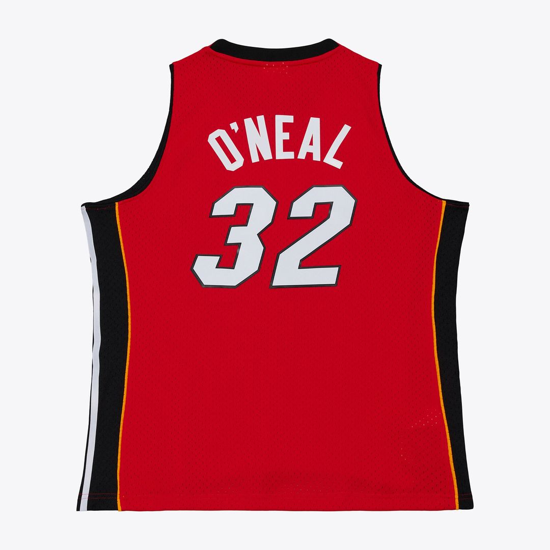 Miami Heat Shaquille O'Neal Mitchell & Ness 2005 - 06 Swingman Jersey - Red Team Jersey Sports Fan Apparel