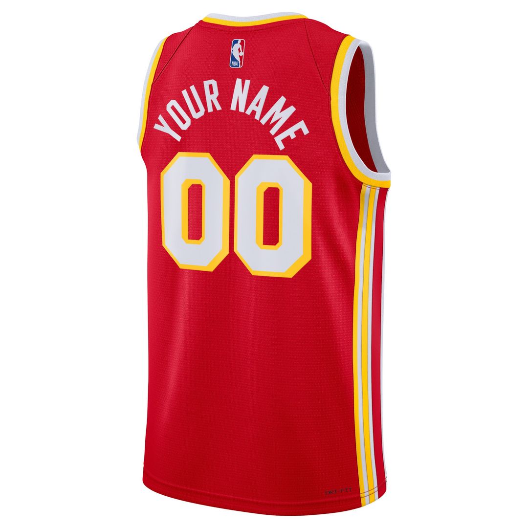 Atlanta Hawks Nike Unisex Swingman Custom Jersey White - Association Edition Team Jersey Sports Fan Apparel