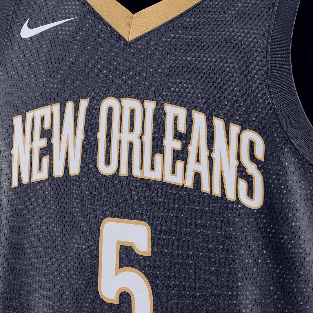 New Orleans Pelicans Dejounte Murray Nike Unisex 2024 Offseason Addition Nike Swingman Jersey - Navy Team Jersey Sports Fan Apparel