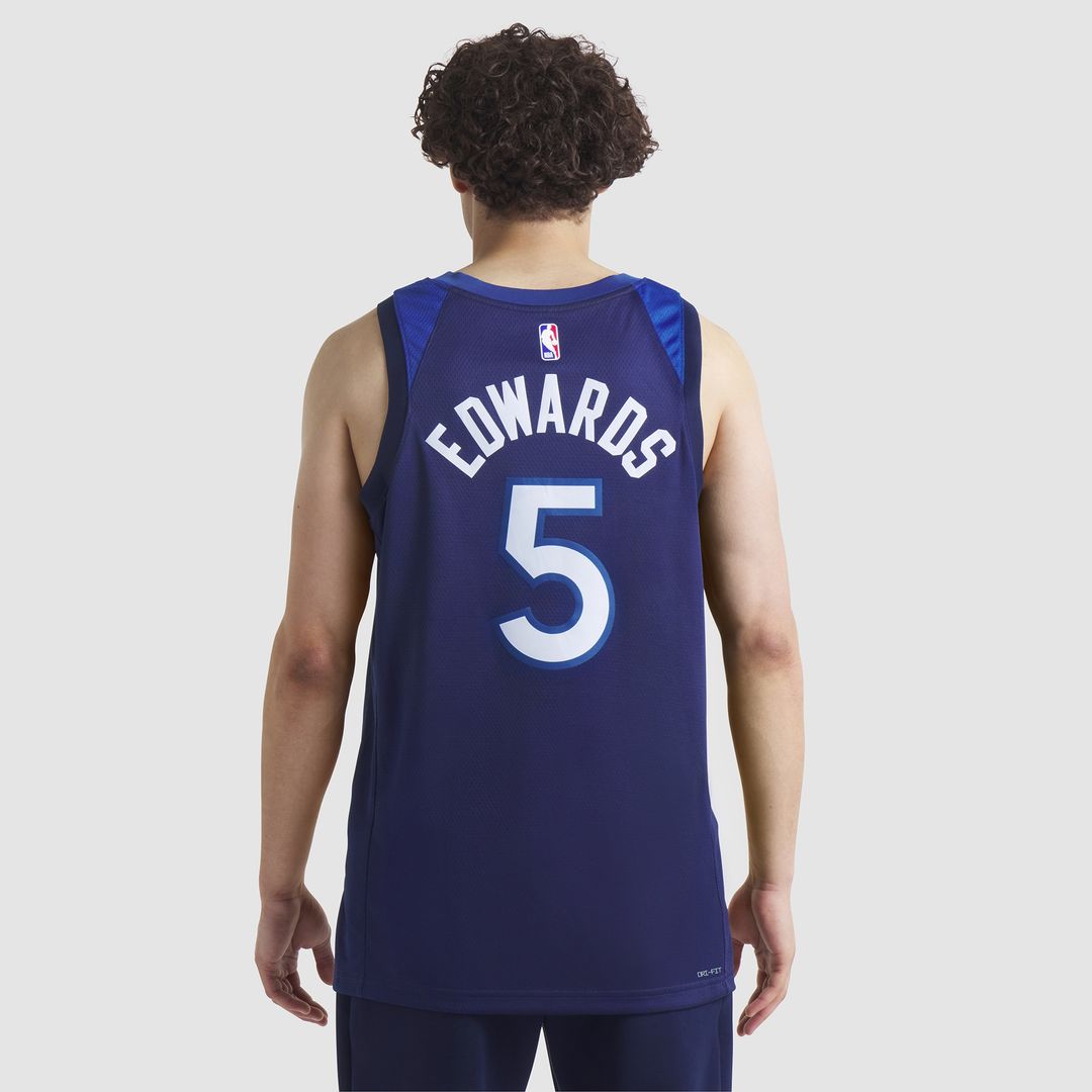 Minnesota Timberwolves Anthony Edwards Nike Unisex Swingman Jersey - Icon Edition - Navy Team Jersey Sports Fan Apparel