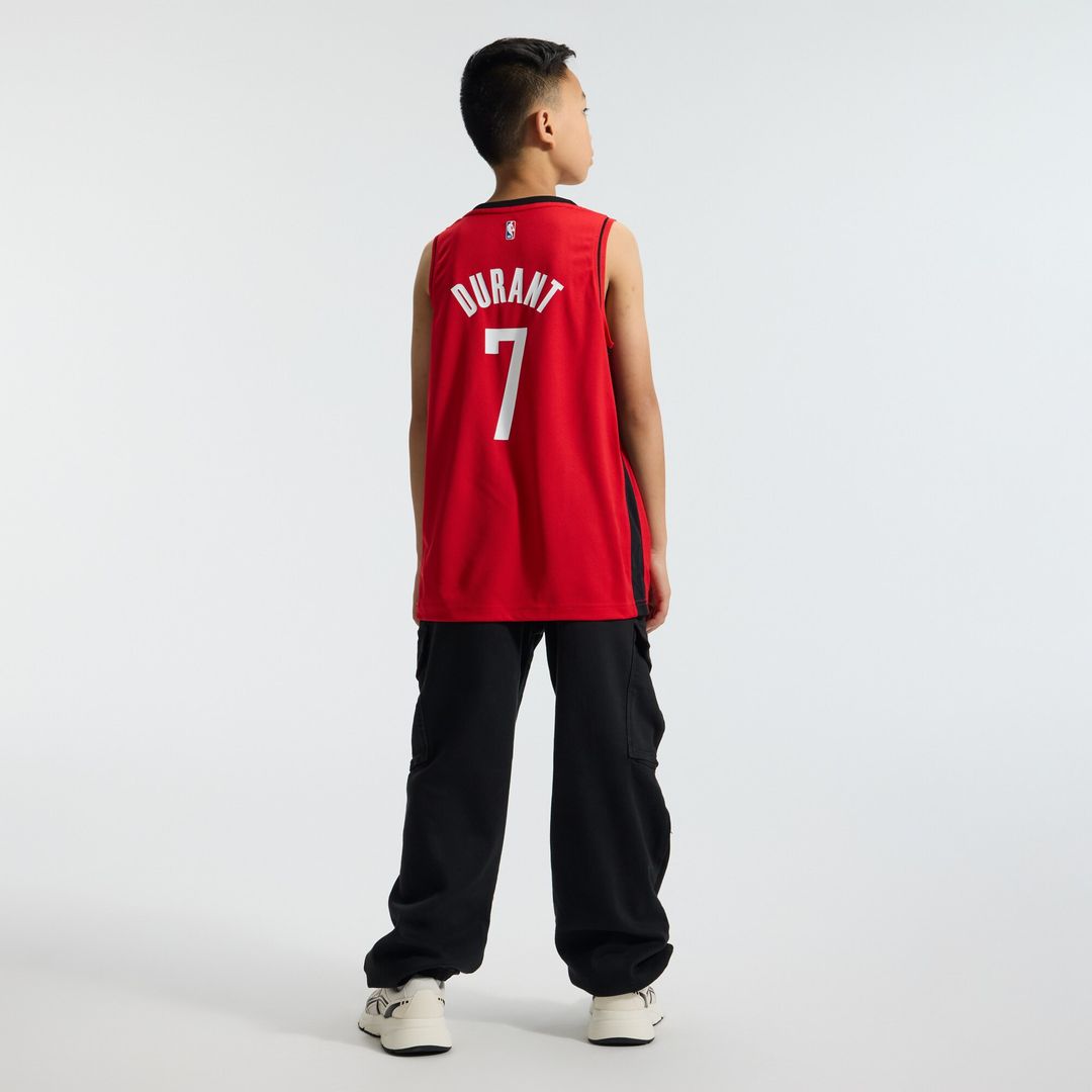Houston Rockets Kevin Durant Fanatics Youth Fast Break Jersey - Icon Edition - Red Team Jersey Sports Fan Apparel