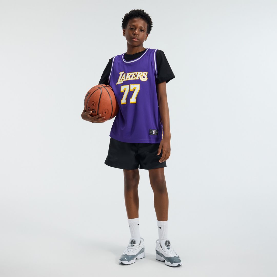 Los Angeles Lakers Luka Dončić Fanatics Youth Fast Break Jersey - Statement Edition - Purple Team Jersey Sports Fan Apparel