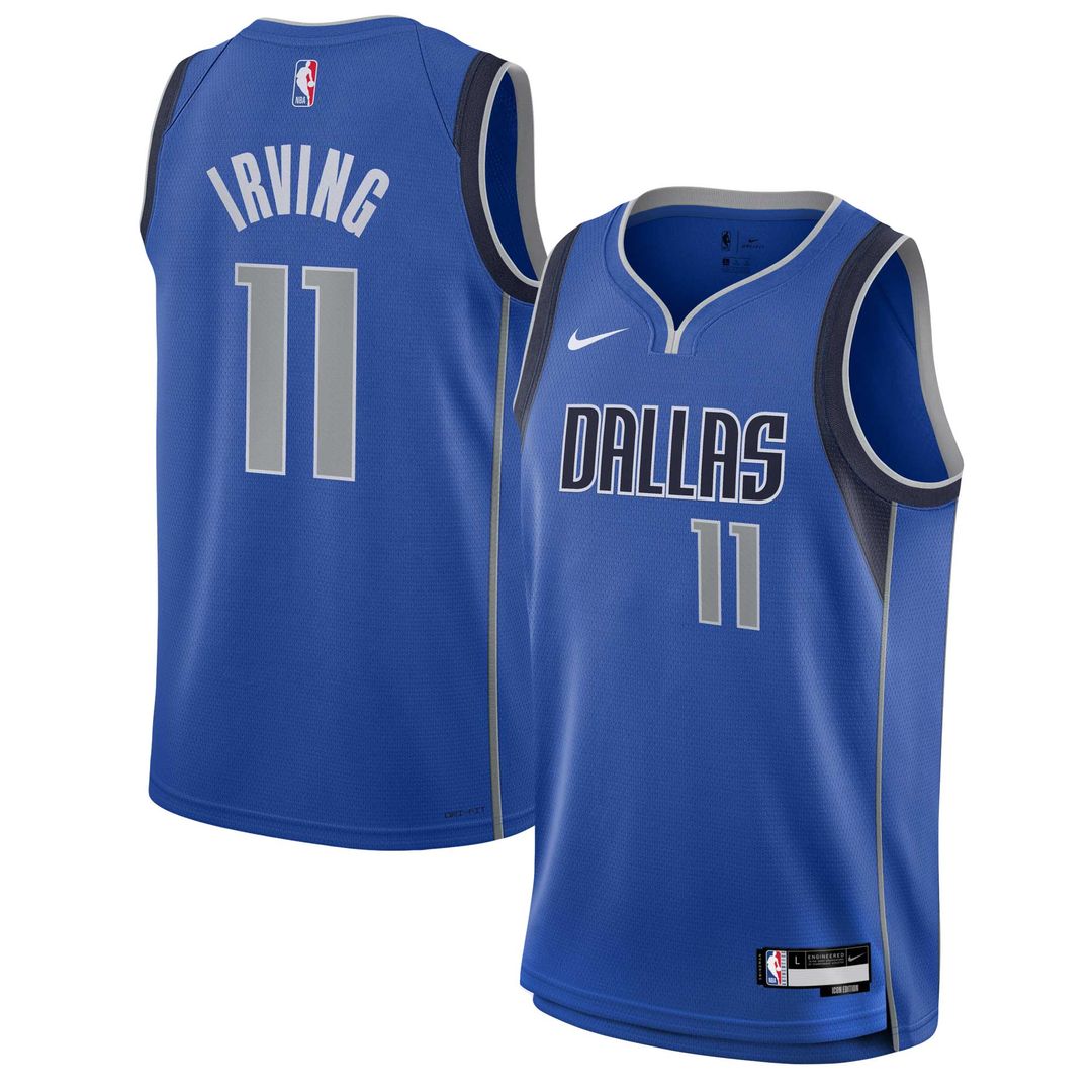 Dallas Mavericks Kyrie Irving Nike Youth Swingman Jersey - Icon Edition - Blue Team Jersey Sports Fan Apparel