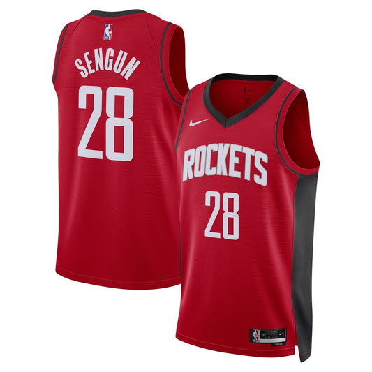 Houston Rockets Alperen Sengun Nike Unisex Swingman Jersey - Icon Edition - Red Team Jersey Sports Fan Apparel