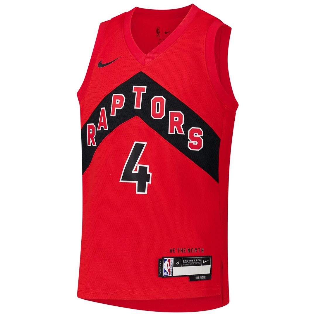 Toronto Raptors Scottie Barnes Nike Youth Swingman Jersey - Icon Edition - Red Team Jersey Sports Fan Apparel