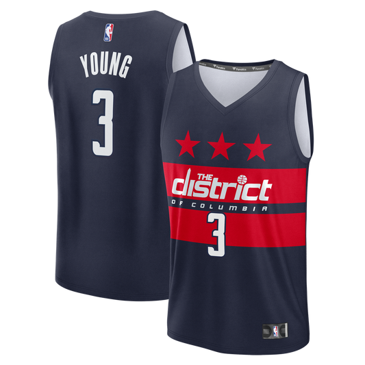 Washington Wizards Trae Young Fanatics Fast Break - Statement Edition - Navy Sports Fan Gear Popular Style