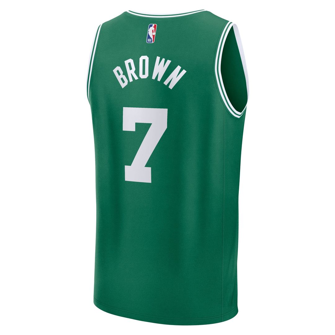 Boston Celtics Jaylen Brown Fanatics Fast Break Replica Player Jersey - Icon Edition - Kelly Green Team Jersey Sports Fan Apparel