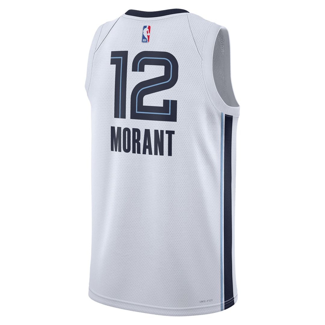 Memphis Grizzlies Ja Morant Nike Unisex Swingman Jersey - Association Edition - White Team Jersey Sports Fan Apparel