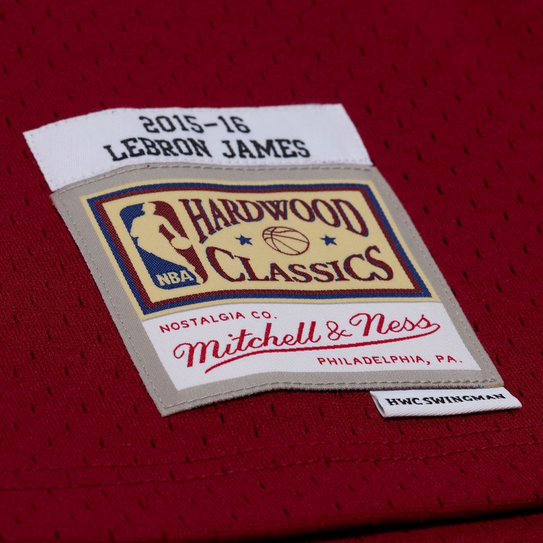 Cleveland Cavaliers LeBron James Mitchell & Ness 2015 - 16 Swingman Jersey - Wine Team Jersey Sports Fan Apparel