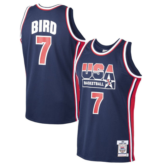 Larry Bird USA Basketball Mitchell & Ness 1992 Dream Team Authentic Jersey - Navy Team Jersey Sports Fan Apparel