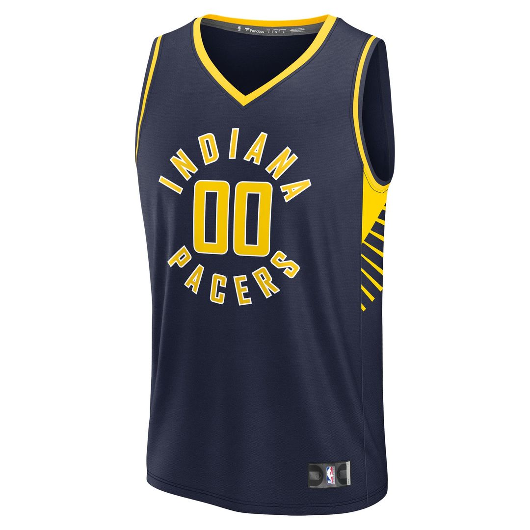 Indiana Pacers Fanatics Fast Break Custom Jersey - Icon Edition - Navy Team Jersey Sports Fan Apparel