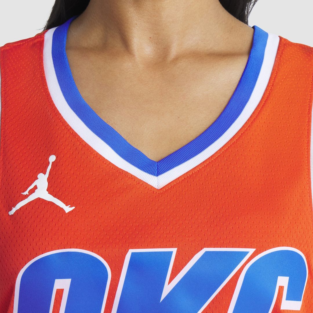 Oklahoma City Thunder Shai Gilgeous - Alexander Jordan Brand Unisex Swingman Jersey - Statement Edition - Orange Team Jersey Sports Fan Apparel