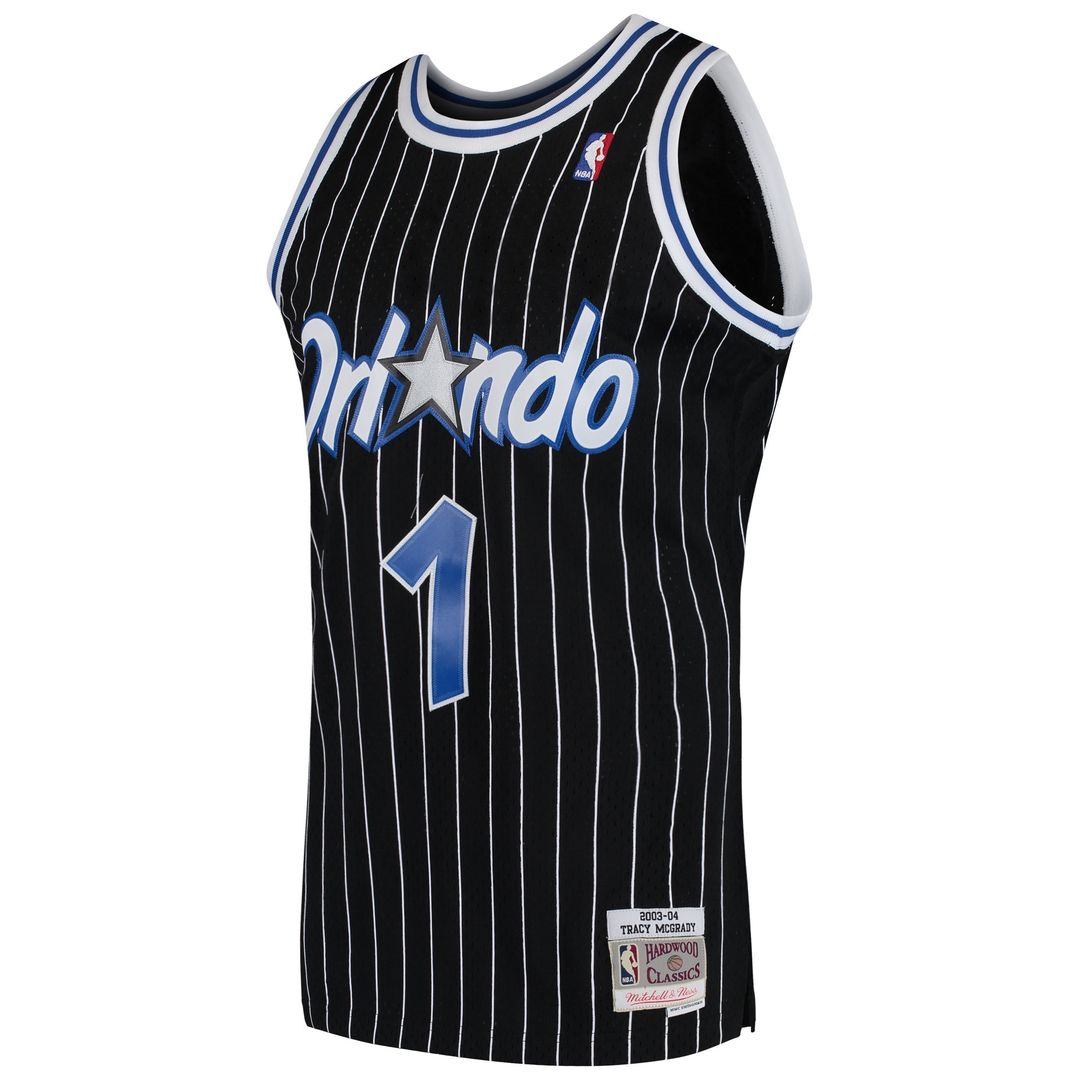 Orlando Magic Tracy McGrady Mitchell & Ness Hardwood Classics Swingman Jersey - Black Team Jersey Sports Fan Apparel