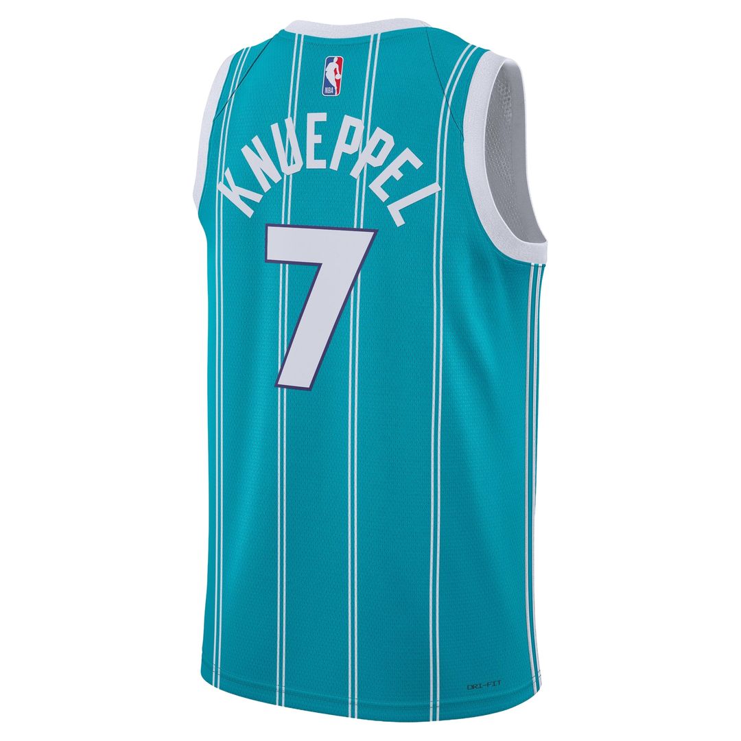 Charlotte Hornets Kon Knueppel Jordan Brand Unisex Swingman Jersey - Icon Edition - Teal Team Jersey Sports Fan Apparel