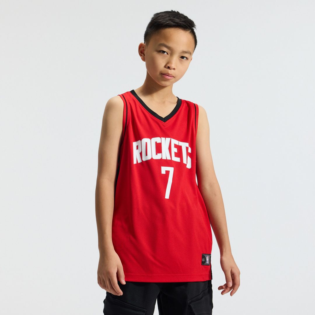 Houston Rockets Kevin Durant Fanatics Youth Fast Break Jersey - Icon Edition - Red Team Jersey Sports Fan Apparel