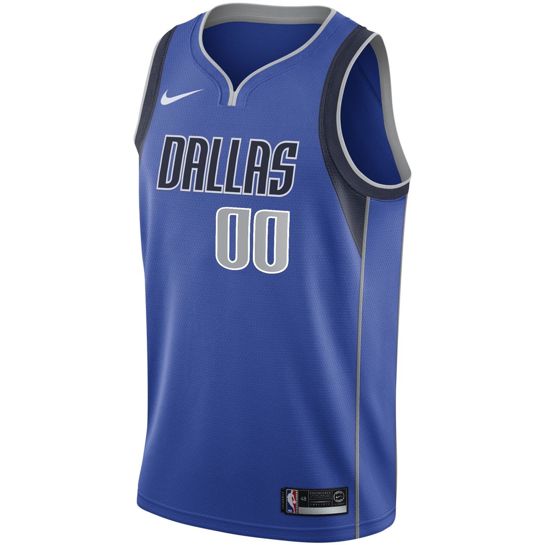 Dallas Mavericks Nike 2020/21 Swingman Custom Jersey - Icon Edition - Blue Team Jersey Sports Fan Apparel